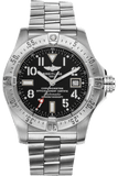 Breitling Avenger II Seawolf 45mm Grey Dial Silver Steel Strap Mens Watch - A1733110/F563