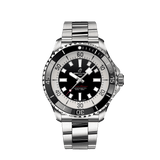 Breitling Superocean Automatic 44mm Black Dial Silver Steel Strap Watch for for Men - A17376211B1A1