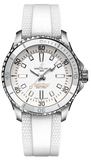 Breitling Superocean Automatic 36 White Dial White Rubber Strap Watch for Men - A17377211A1S1