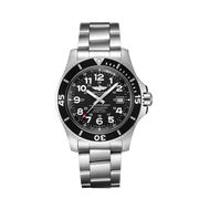 Breitling Superocean II 44mm Black Dial Black Steel Strap Watch for Men - A17392D71B1A1