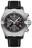 Breitling Avenger B01 Chronograph GMT Black Dial Black Nylon Strap Watch for Men - A24315101B1X1