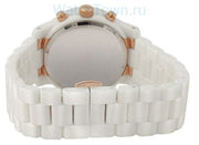 Michael Kors Ceramic White Dial White Steel Strap Watch for Women - MK5269