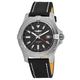 Breitling Avenger Automatic GMT 43 Black Dial Black Nylon Strap Watch for Men - A32397101B1X1