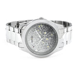 Guess Crush Silver Dial Silver Steel Strap Watch For Women - GW0020L1