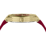 Salvatore Ferragamo F-80 Classic Red Dial Red Rubber Strap Watch for Men - SFHY02422