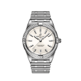 Breitling Chronomat 32 Diamonds White Dial Silver Steel Strap Watch for Women - A77310591A1A1