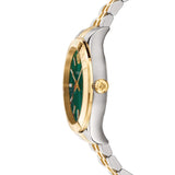 Versace Hellenium Green Dial Two Tone Steel Strap Watch for Men - VEVK00620