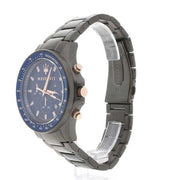 Maserati SFIDA Chronograph Blue Dial Grey Steel Strap Watch For Men - R8873640001