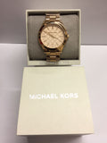 Michael Kors Runway Rose Gold Dial Rose Gold Steel Strap Watch for Women - MK3336