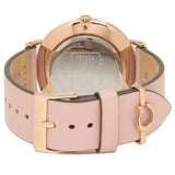 Coach Delancey Gold Dial Pink Leather Strap Watch for Women - 14503332