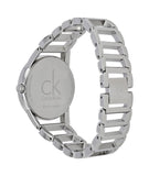 Calvin Klein Stately Silver Dial Silver Steel Strap Watch for Women - K3G2312W