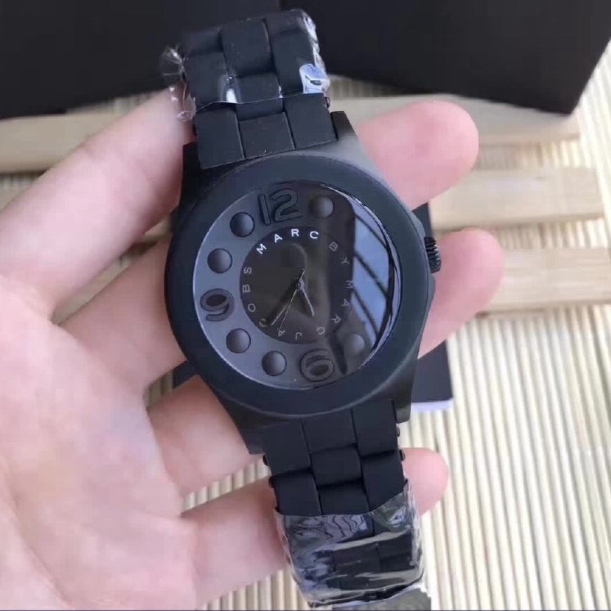 Marc Jacobs Silicone Black watch Marc by Marc Jacobs 38mm X Up Silicone Watch Black, $150  main image 4