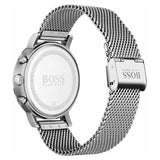 Hugo Boss Spirit Brown Dial Silver Mesh Bracelet Watch for Men - 1513694