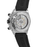 Breitling Super Chronomat B01 44 Black Dial Black Rubber Strap Watch for Men - AB0136251B2S1