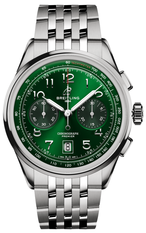 Breitling premier b01 green hot sale