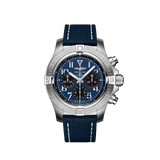 Breitling Avenger B01 Chronograph 45 Blue Dial Blue Nylon Strap Watch for Men - AB01821A1C1X1