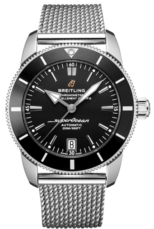 Breitling Superocean Heritage B20 Automatic 42 Black Dial Silver