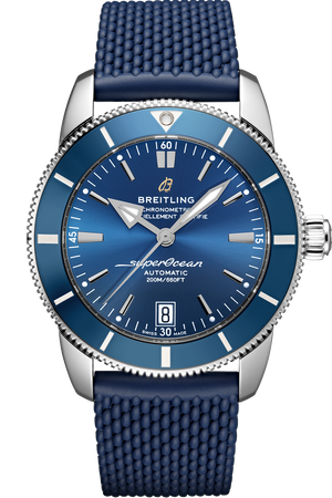 Breitling Superocean Heritage B20 Automatic 42 Blue Dial Blue Mesh Bracelet Watch for Men - AB2010161C1S1