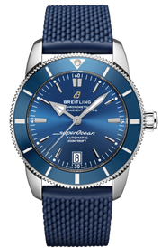 Breitling Superocean Heritage B20 Automatic 42 Blue Dial Blue Mesh Bracelet Watch for Men - AB2010161C1S1
