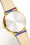 Versace V-Circle The Clans Edition Silver Dial Multicolor Leather Strap Watch for Women - VE8100118
