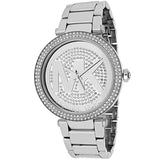 Michael Kors Parker Silver Dial Silver Steel Strap Watch for Women - MK5925