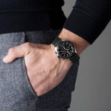 Tag Heuer Formula 1 Black Dial Black Leather Strap Watch for Men - CAZ1010.FT8024