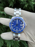 Tag Heuer Aquaracer Calibre 5 Automatic Blue Dial Silver Steel Strap Watch for Men - WAK2111.BA0830