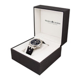 Maurice Lacroix Aikon Chronograph Black Dial Black Leather Strap Watch for Men - AI1018-SS001-330-2