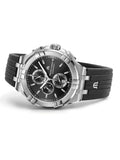 Maurice Lacroix Aikon Chronograph Black Dial Black Leather Strap Watch for Men - AI1018-SS001-330-2