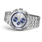 Maurice Lacroix Aikon Chronograph Silver Dial Silver Steel Strap Watch for Men - AI1018-SS002-131-1