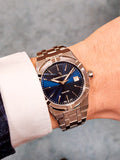 Maurice Lacroix Aikon Date Blue Dial Silver Steel Strap Watch for Men - AI1108-SS002-430-1