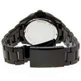 Fossil Cecile Multi Function Black Dial with Crystals Black Steel Strap Watch for Women - AM4522