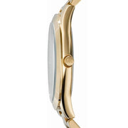 Michael Kors Slim Runway Pink Dial Rose Gold Steel Strap Watch for Women - MK3264