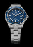 Tag Heuer Aquaracer Calibre 5 Automatic Blue Dial Silver Steel Strap Watch for Men - WAK2111.BA0830