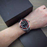 Jam Tangan Pria Tag Heuer Aquaracer Dial Hitam dengan Tali Baja Perak - WAY101B.BA0746