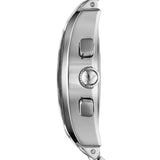 Emporio Armani Velente Chronograph Black Dial Silver Steel Strap Watch For Women - AR0674