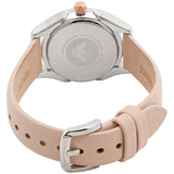 Emporio Armani Valeria Quartz White Dial Beige Leather Strap Watch For Women - AR11031