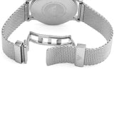 Emporio Armani Luigi Quartz Grey Dial Silver Mesh Bracelet Watch For Men - AR11069