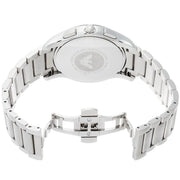Emporio Armani Valente Chronograph Quartz Black Dial Silver Steel Strap Watch For Men - AR11083