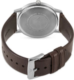 Emporio Armani Kappa Quartz Black Dial Brown Leather Strap Watch For Men - AR11153