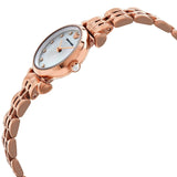 Emporio Armani Gianni T-Bar Mother of Pearl Dial Rose Gold Steel Strap Watch For Women - AR11203