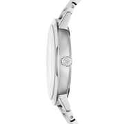 Emporio Armani Ruggero Black Dial Silver Steel Strap Watch for Men - AR11310