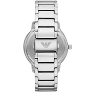 Emporio Armani Ruggero Blue Dial Silver Steel Strap Watch for Men - AR11311