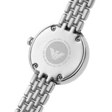 Emporio Armani Rosa Quartz White Dial Silver Steel Strap Watch For Women - AR11354