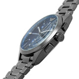 Emporio Armani Chronograph Quartz Blue Dial Grey Steel Strap Watch For Men - AR11481