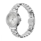 Emporio Armani Mia Three Crystals Silver Dial Silver Steel Strap Watch For Women - AR11632