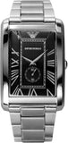 Emporio Armani Classic Analog Black Dial Silver Steel Strap Watch For Men - AR1608