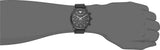 Emporio Armani Dress Chronograph Black Dial Black Leather Strap Watch For Men - AR1918