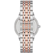 Emporio Armani Classic Beige Dial Two Tone Steel Strap Watch for Men - AR2070