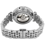 Emporio Armani Gianni T-Bar Automatic Silver Dial Silver Steel Strap Watch For Women - AR60022